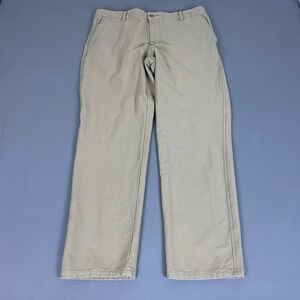 Dockers Pants Men's Size 36 Tan Beige Slim Fit Comfort Knit Chino Khaki Stretch